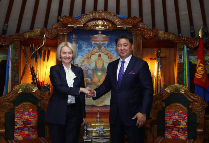 Монгол Улсын Ерөнхийлөгч У.Хүрэлсүх ОХУ-ын Засгийн газрын орлогч дарга В.В.Абрамченког хүлээн авч уулзлаа
