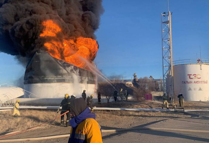 “ТЭС петролиум” ХХК-ийн газрын тосны бүтээгдэхүүний агуулахад гарсан гал түймрийг бүрэн унтраалаа