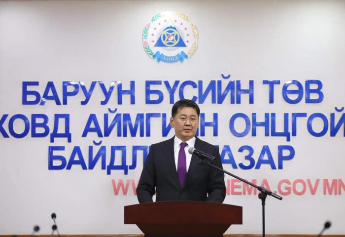 Монгол Улсын Ерөнхийлөгч У.Хүрэлсүх Баруун бүсийн Онцгой байдлын газарт ажиллав